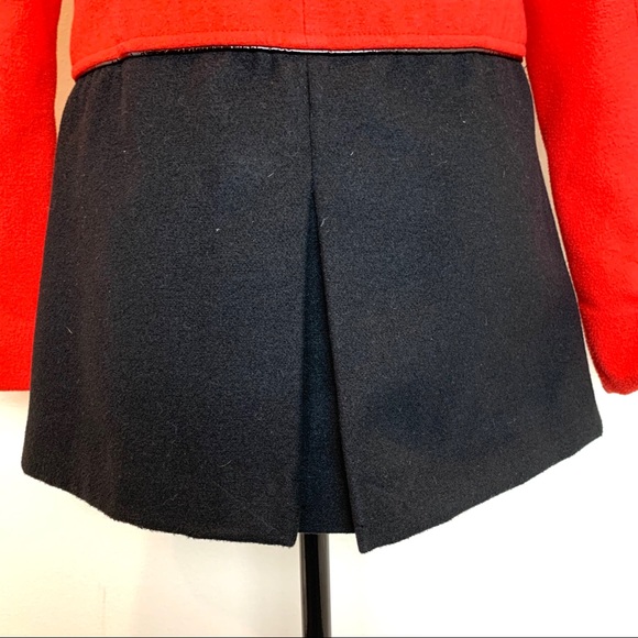 Steve Madden Color Block Pea Coat Medium - Picture 5 of 8